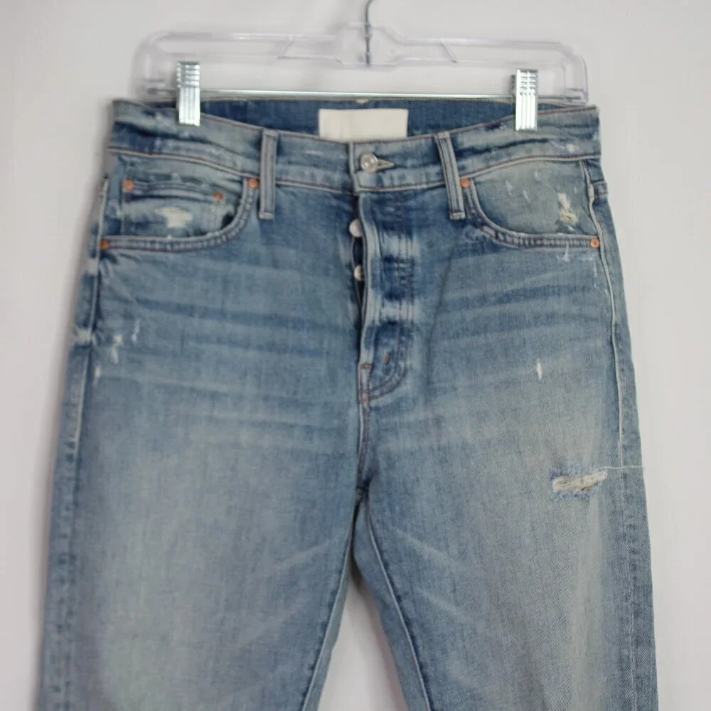 Mother Denim Scrapper Ankle Straight Leg
Jeans in Wicked Wild Calling 26 - Picture 4 of 13
